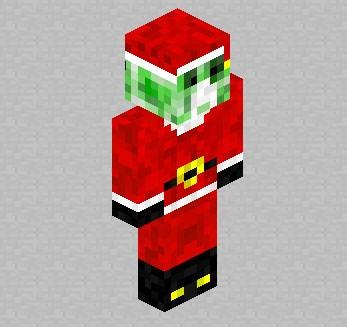 Скин игрока Santa Creeper для Minecraft