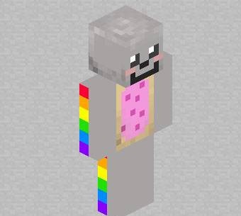 Скин игрока Nyan Cat для Minecraft