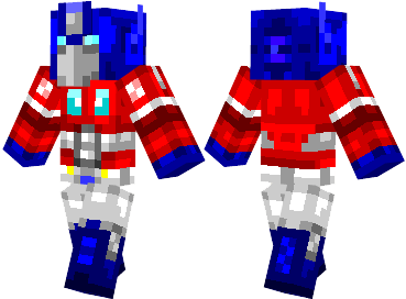Скин Optimus Prime для minecraft