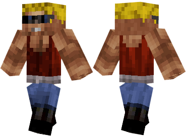 Скин Duke Nukem для minecraft